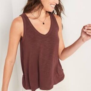 Old Navy luxe slub v-neck tank